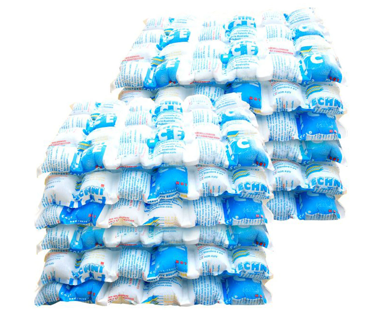 12 x Techni Ice Heavy Duty Reusable Dry Ice Packs