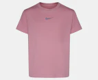Nike Sportswear Youth Girls' Essential Tee / T-Shirt / Tshirt - Elemental Pink/Diffused Blue