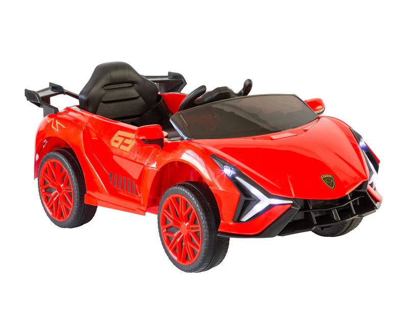 Lenoxx Electric Super Car Ride-On - Red/Black