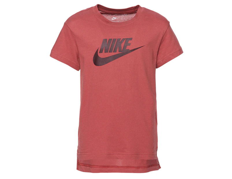 Nike Sportswear Youth Girls' Basic Futura Tee / T-Shirt / Tshirt - Canyon Rust