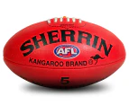 Sherrin Kangaroo Brand Size 5 Football - Red