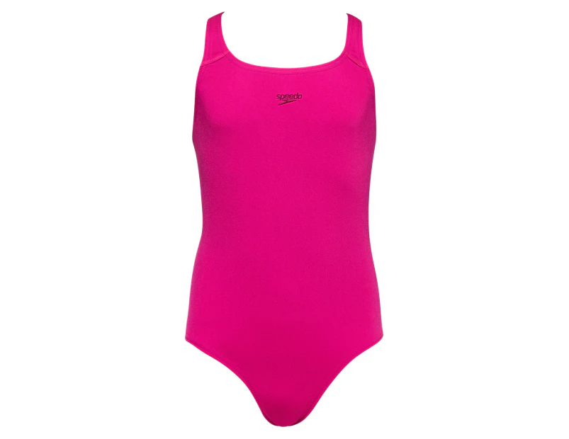 Speedo Girls' ECO Endurance+ Medalist Swimsuit - Electric Pink