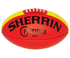 Sherrin Precision Size 5 AFL Football - Red