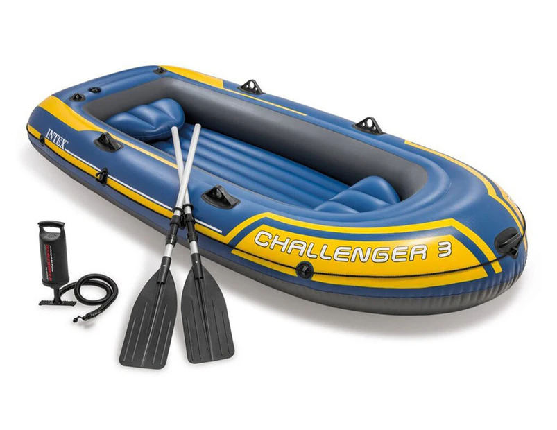 Intex 3-Person Challenger 3 Boat with Aluminum Oars