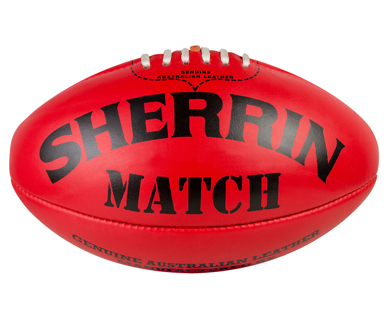 Sherrin Match Size 5 AFL Football - Red