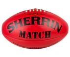 Sherrin Match Size 5 AFL Football - Red