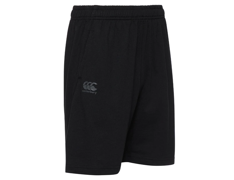 Canterbury Boys' Knit Staple Shorts - Jet Black