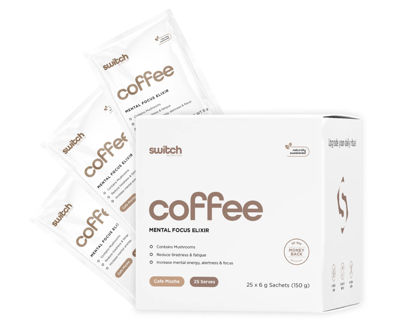 Switch Nutrition Coffee Switch Café Mocha 150g / 25 Serves