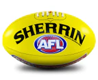 Sherrin AFL Replica Size 5 Training Football - Yellow