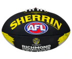 Sherrin Synthetic Tigers Song Size 2 AFL Football - Yellow/Black