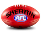 Sherrin AFL Replica Size 5 Training Football - Red
