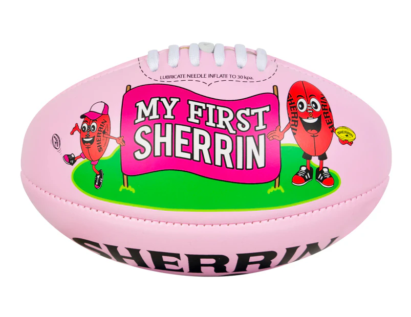 Sherrin My First Soft Touch Mini AFL Football - Pink