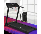 Everfit Treadmill Electric Home Gym Fitness Exercise Knob Foldable 420mm Black