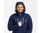 DECATHLON WEDZE 900 Warm Women's Ski Down Jacket - Navy Blue