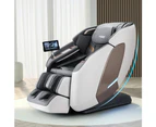 Livemor 4D Massage Chair Electric Recliner Double Core Mechanism Massager Melisa White