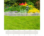 17 Pcs Lawn Divider Decorative Garden Border Landscape Flower Bed Edging Fence