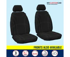 Nissan Navara D40 ST Dual Cab 2011-2015 TRADIES Canvas Rear Seat Covers