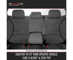 Nissan Navara D40 ST Dual Cab 2011-2015 TRADIES Canvas Rear Seat Covers