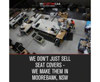 Nissan Navara D40 ST Dual Cab 2011-2015 TRADIES Canvas Rear Seat Covers