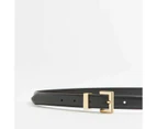 Target Feathered Edge Belt - Black