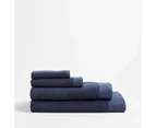 Target Flynn Cotton and Viscose derived from Bamboo Bath Towel - Navy