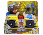 Imaginext Jurassic World Track & Transport Dino Truck Toy