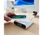 Clock Wireless Charger - Anko - White