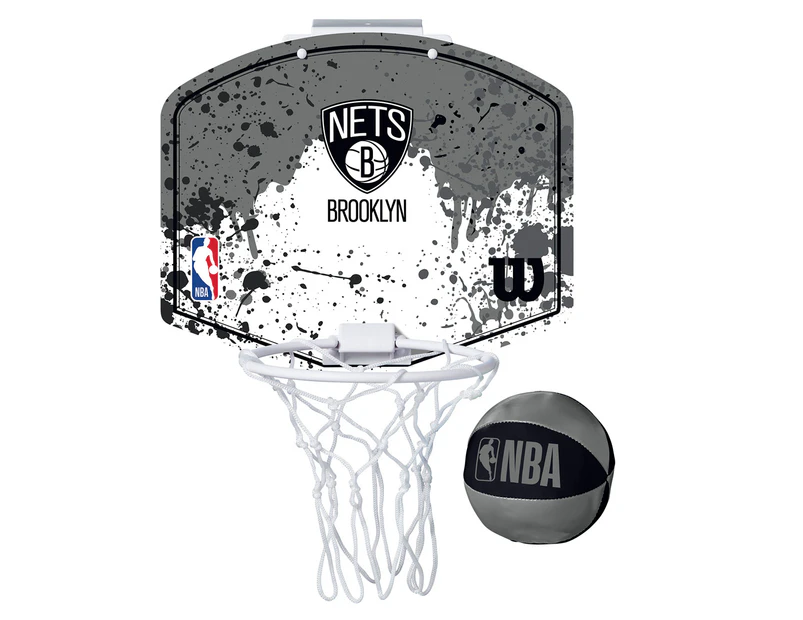 Wilson NBA Team Mini Hoop - Brooklyn Nets