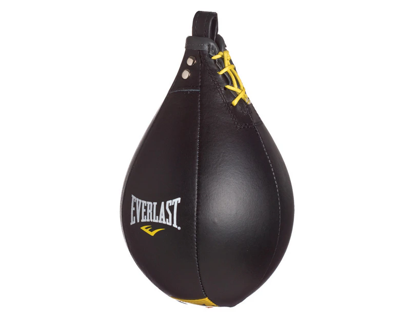 Everlast Leather Speed Bag - Black