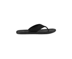 UGG Men's Seaside Leather Flip Flops - Black