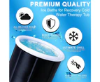 Large Portable Ice Bath Tub Athletes Cold Hot Water Therapy Folding Bathtub 90 x 75 cm