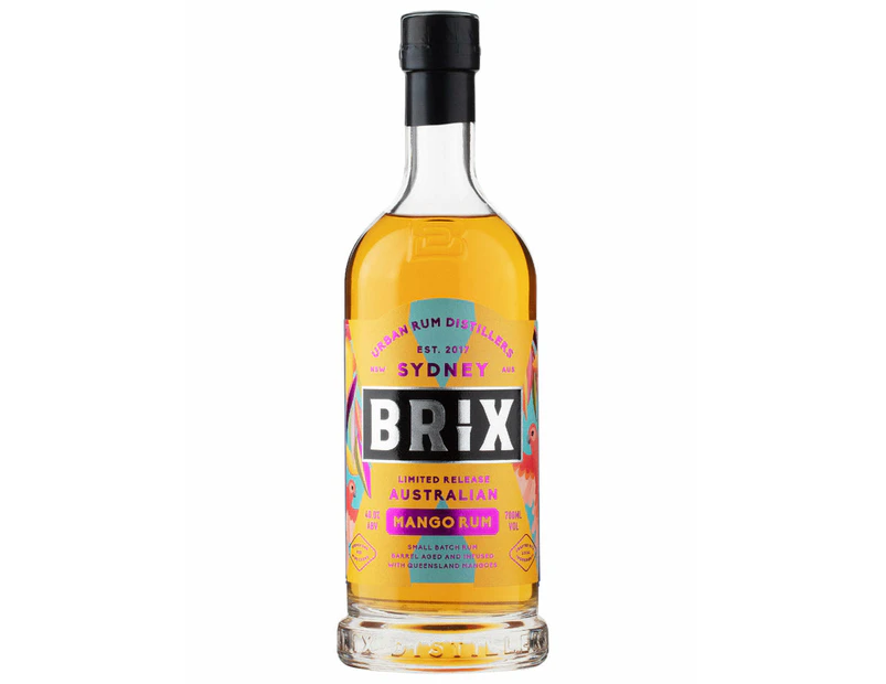 Brix Limited Release Mango Infused Australian Small Batch Rum 700ml