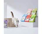 Michu Tofu Cat Litter Gen3 6L- Dust-Free and Natural Clumping Tofu-Based Formula for Easy Cleanup - Watermelon, 1 Pack