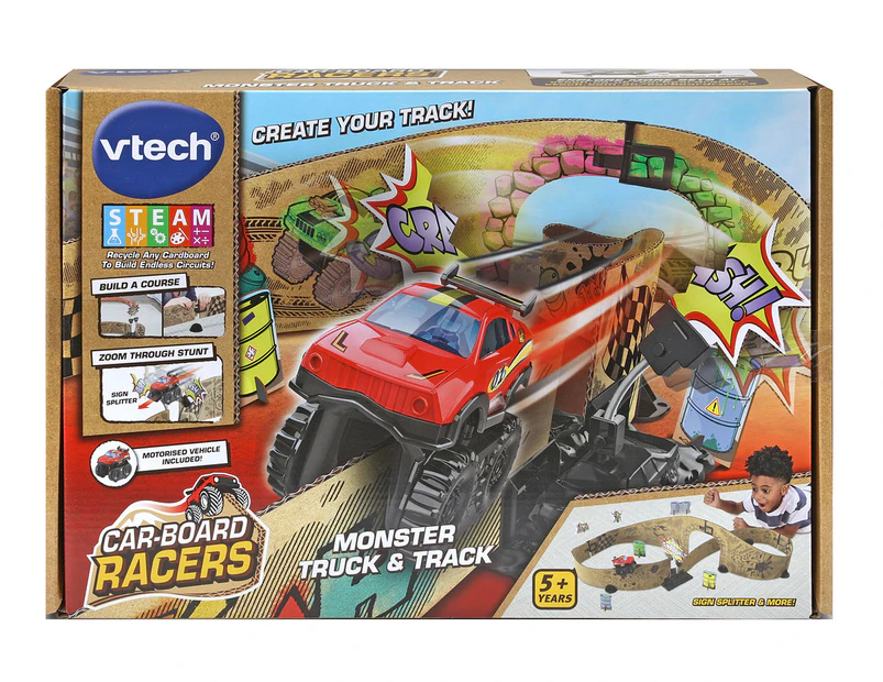 VTech Car-Board Racers Monster Truck & Track Playset