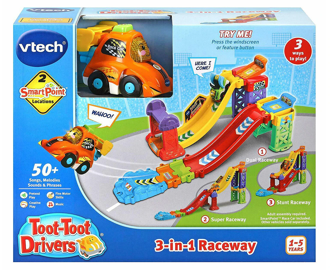 VTech Toot Toot Drivers 3 In 1 Raceway