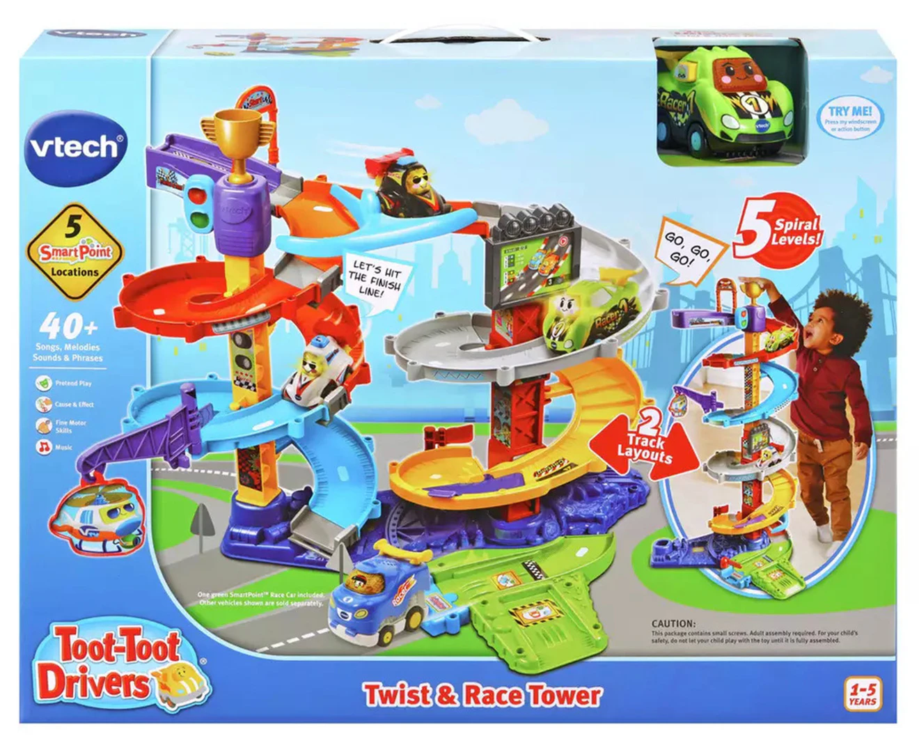 VTech Toot-Toot Drivers Twist Race Tower Playset