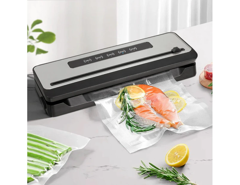 Devanti Food Vacuum Sealer Machine Fresh Storage Sealing Cutter Bags 5 Modes