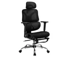 Artiss Ergonomic Office Chair Footrest Black