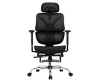 Artiss Ergonomic Office Chair Footrest Black