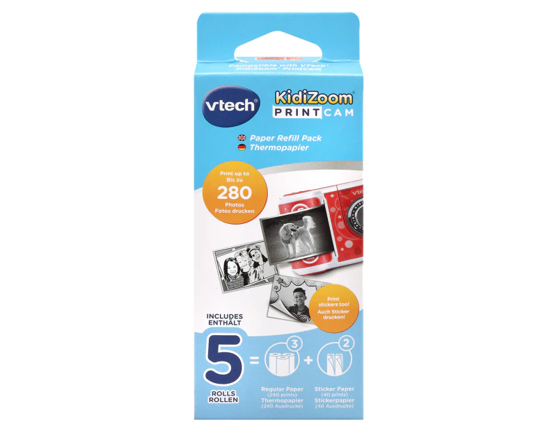 VTech KidiZoom Print Cam Paper Refill 5-Pack