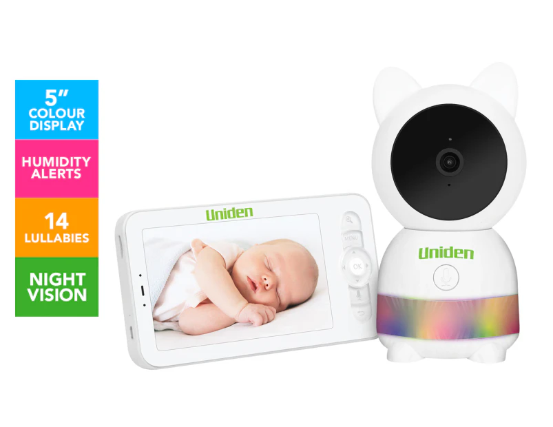 Uniden BW6181R 5" Digital Colour Baby Monitor