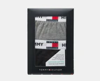 Tommy Hilfiger Youth Boys' 1985 Collection Trunks 2-Pack - Medium Grey Heather/Black