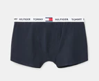 Tommy Hilfiger Youth Boys' 1985 Collection Trunks 2-Pack - White/Desert Sky