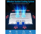 Vertical Cooling Fan Stand Dual Controller Charger Dock Station For PS5