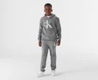 Calvin Klein Jeans Youth Boys' Old School Pullover Hoodie - Medium Grey Heather