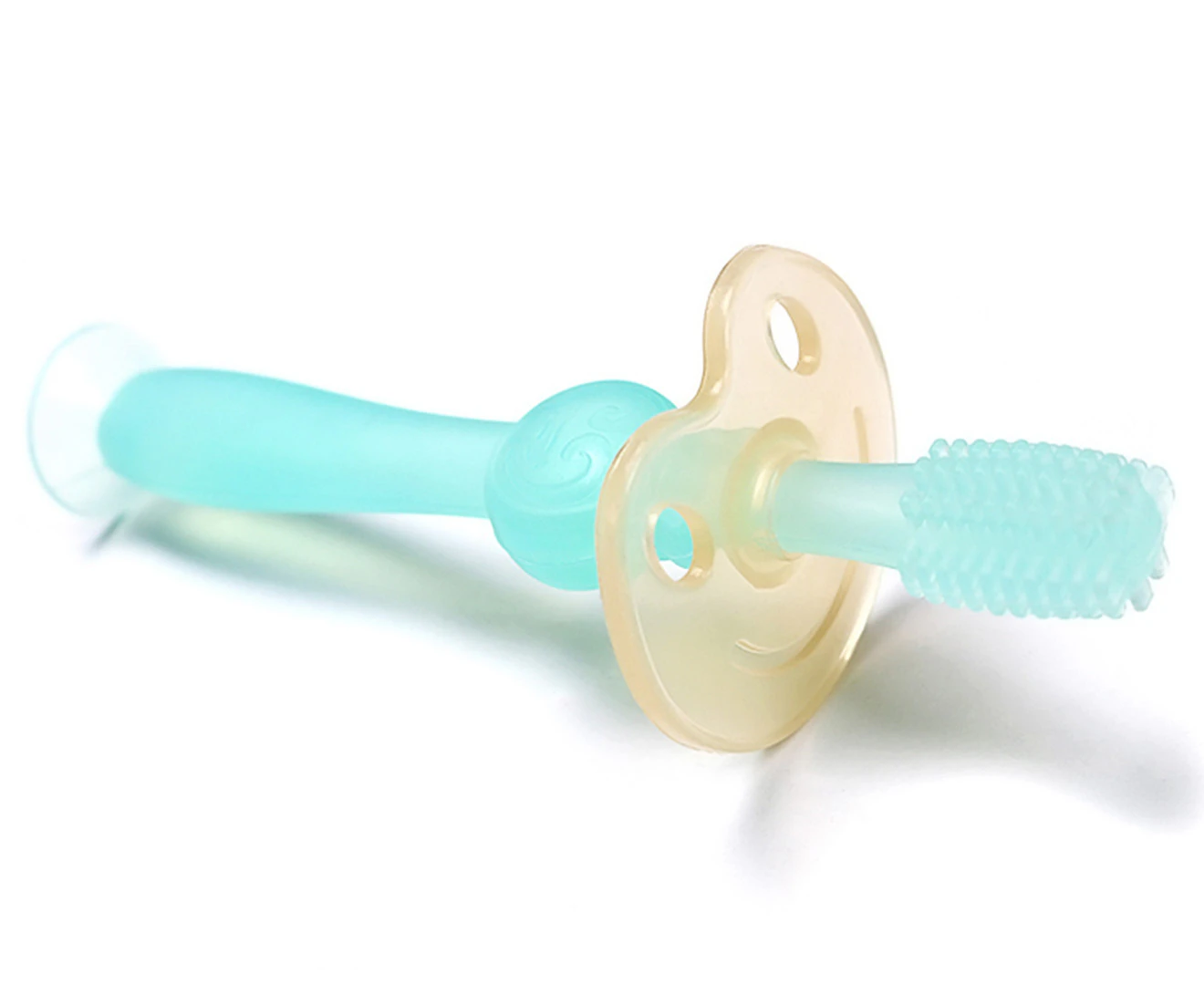 Haakaa 360° Silicone Baby Toothbrush - Blue