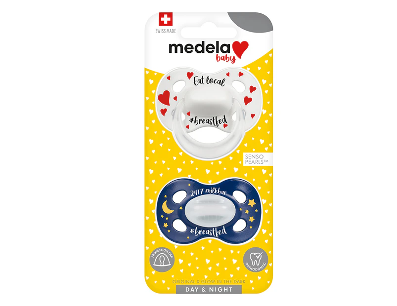 Medela Baby Day & Night Soothers 2pk