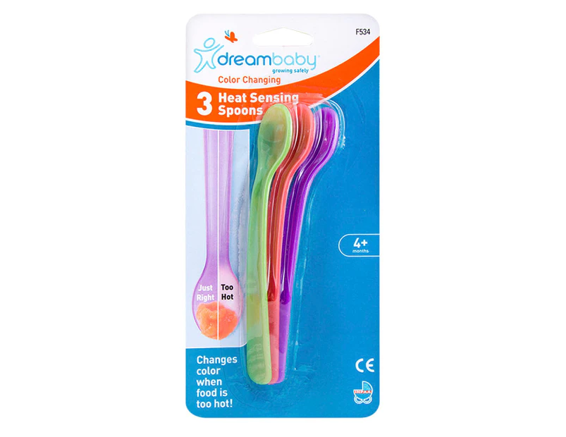 Dreambaby Heat Sensing Spoons 3-Pack