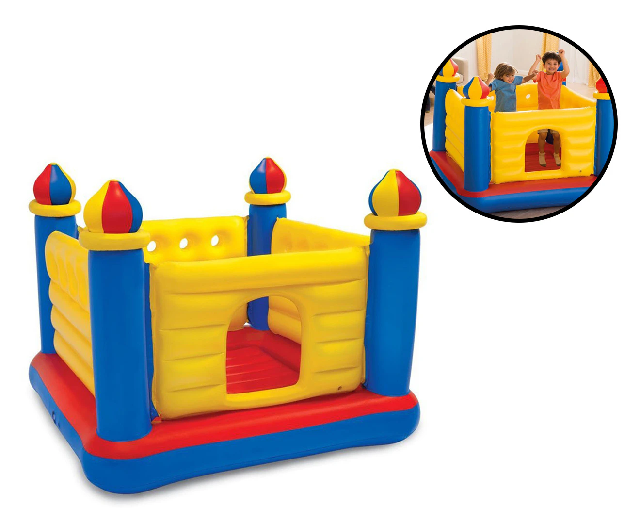 Intex Jump-O-Lene Jumping Castle Bouncer Kids/Children Fun Activity Toy 3-6y