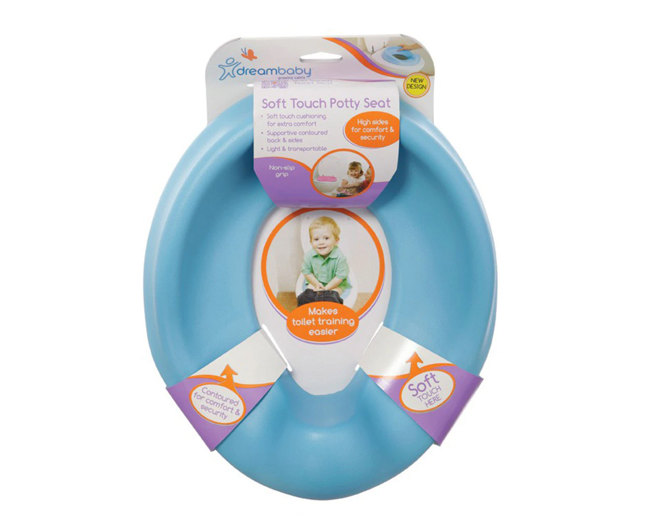 Dreambaby Soft Potty Toilet Training Seat - Blue